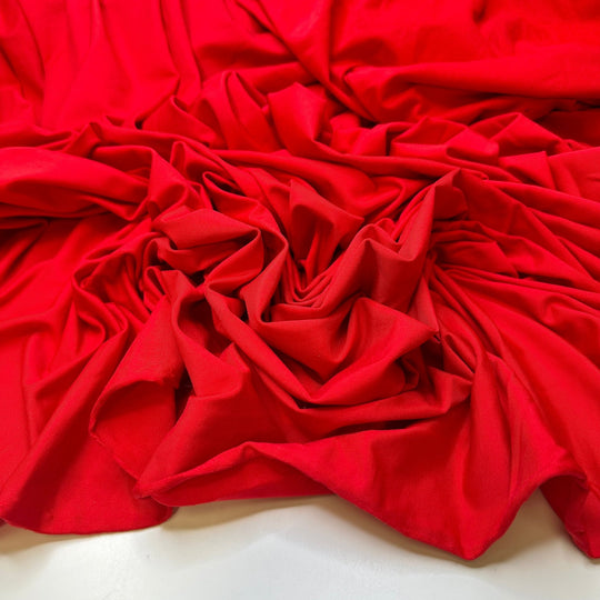 Secret Admirer - Polyester Blend Knit - Red - 3M Bundle - True Deadstock fabric Fabric by private - Sustainable Textile | FABCYCLE