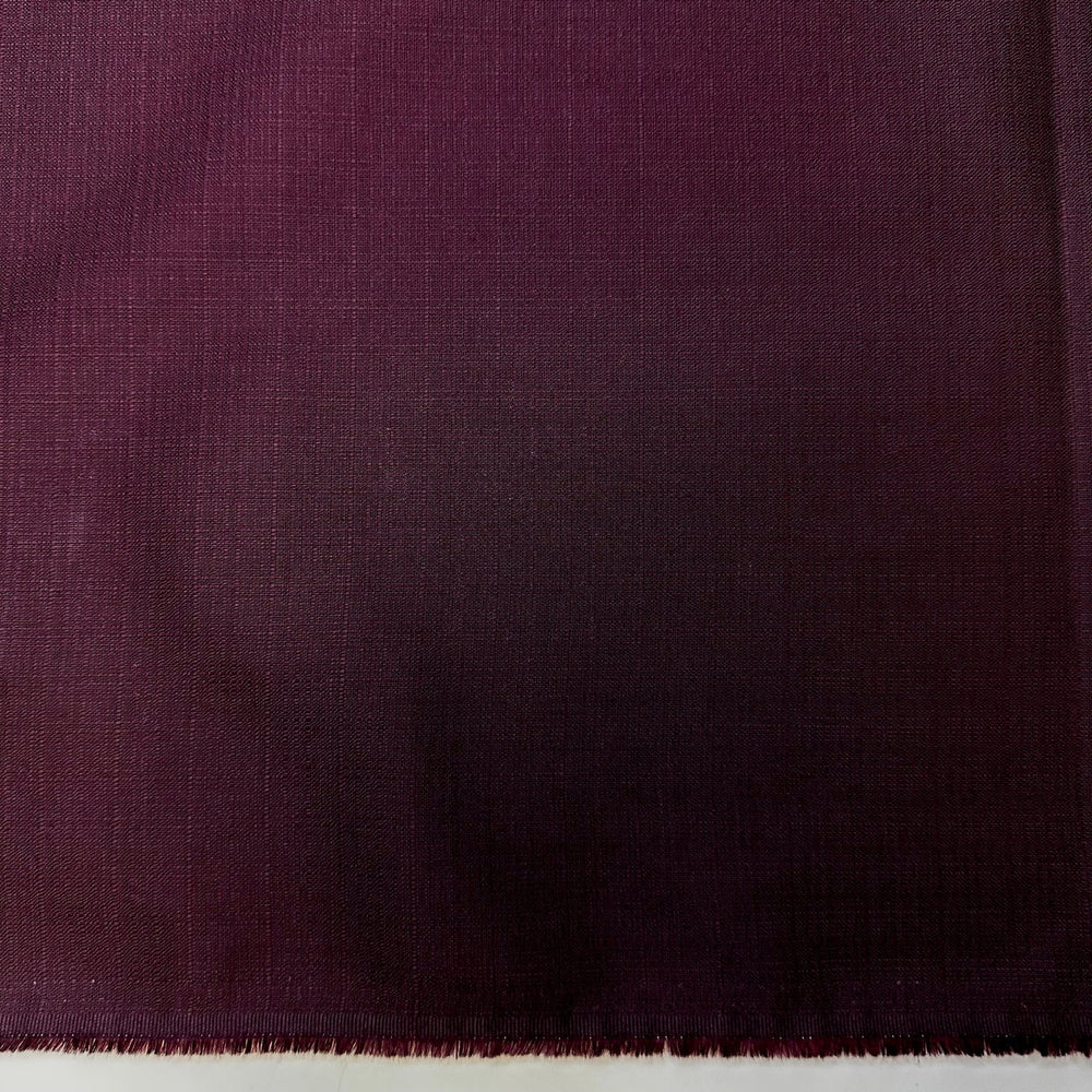 Secret Island Base - Natural Blend Woven - Dark Burgundy - Bundles - True Deadstock fabric Fabric by private - Sustainable Textile | FABCYCLE