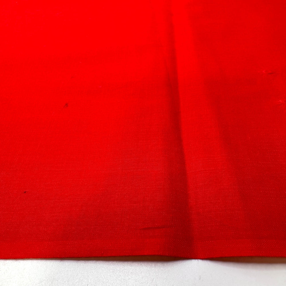 Secret Santa - Cotton Woven - Red - Bundles - True Deadstock fabric Fabric by private - Sustainable Textile | FABCYCLE