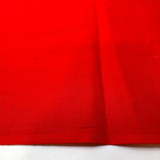 Secret Santa - Cotton Woven - Red - Bundles - True Deadstock fabric Fabric by private - Sustainable Textile | FABCYCLE