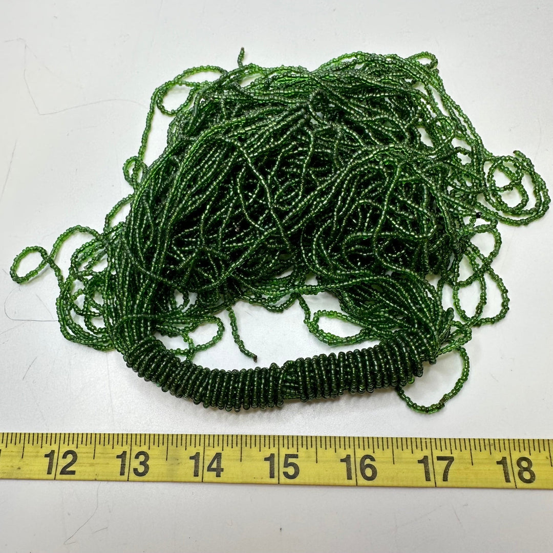 Seed Beads - Green - 1250 Pack - True Deadstock supplies Fabric by private - Sustainable Textile | FABCYCLE