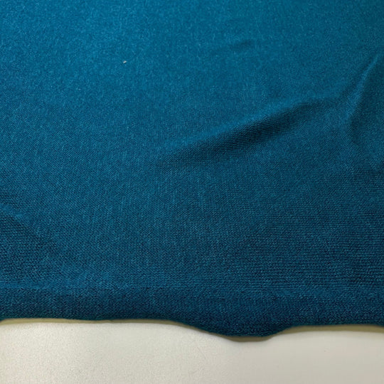 Self Care Day - Rayon/Cotton Knit - Blue/Teal - Bundles - True Deadstock fabric Fabric by private - Sustainable Textile | FABCYCLE