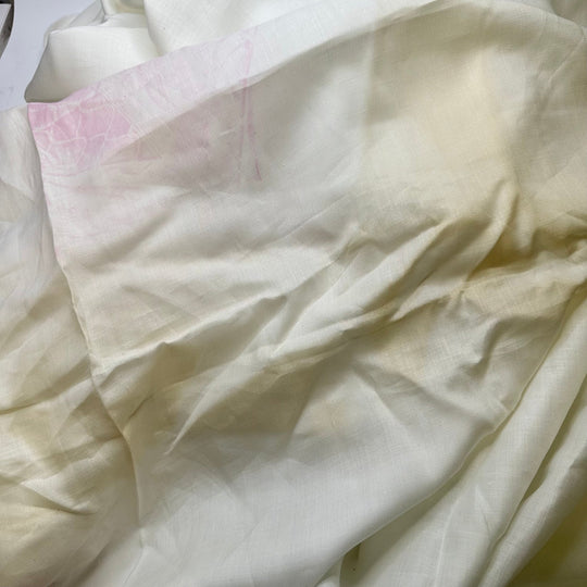Sending Prayers - Vintage Linen Woven - White - Bundles - True Deadstock fabric Fabric by private - Sustainable Textile | FABCYCLE