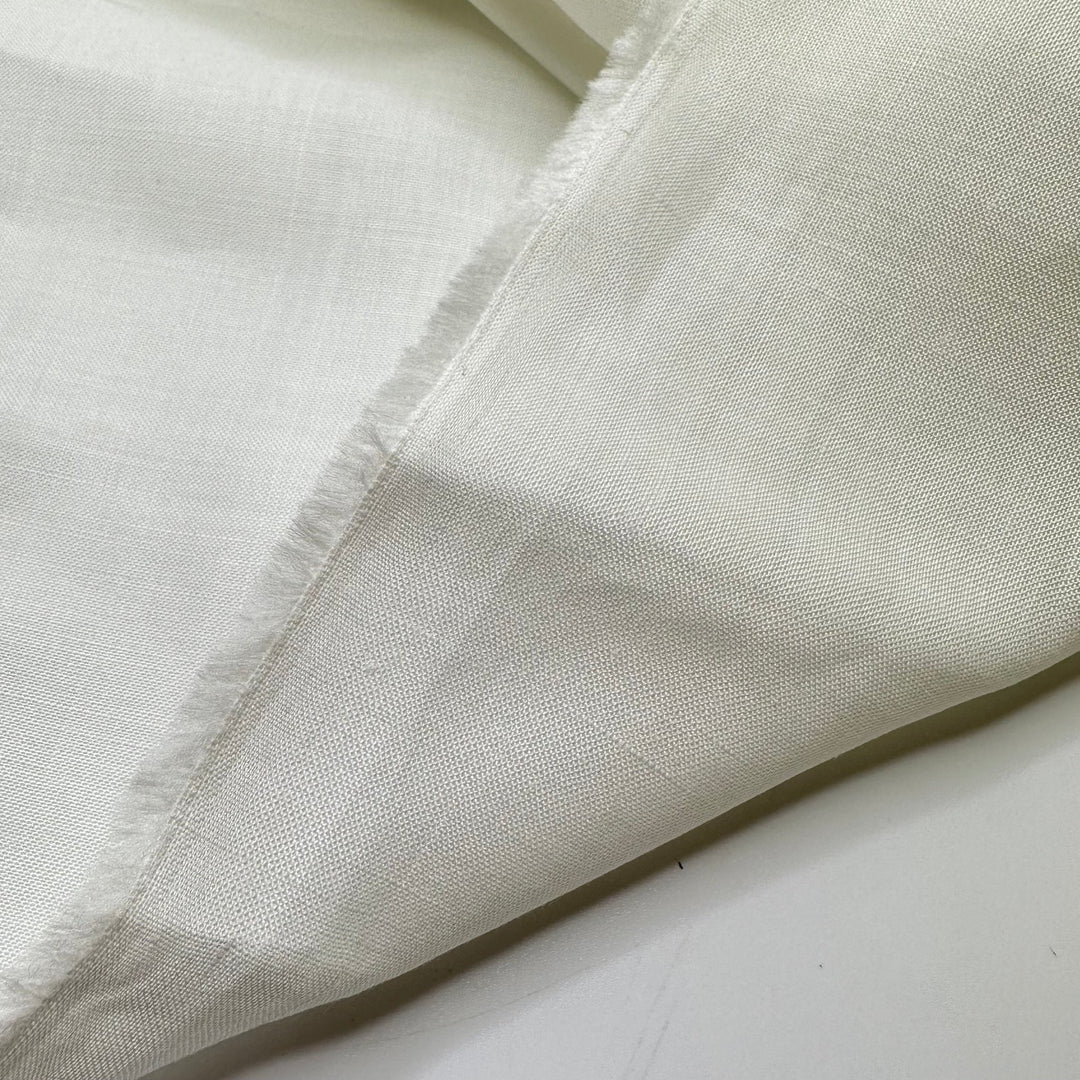 Sending Prayers - Vintage Linen Woven - White - Bundles - True Deadstock fabric Fabric by private - Sustainable Textile | FABCYCLE