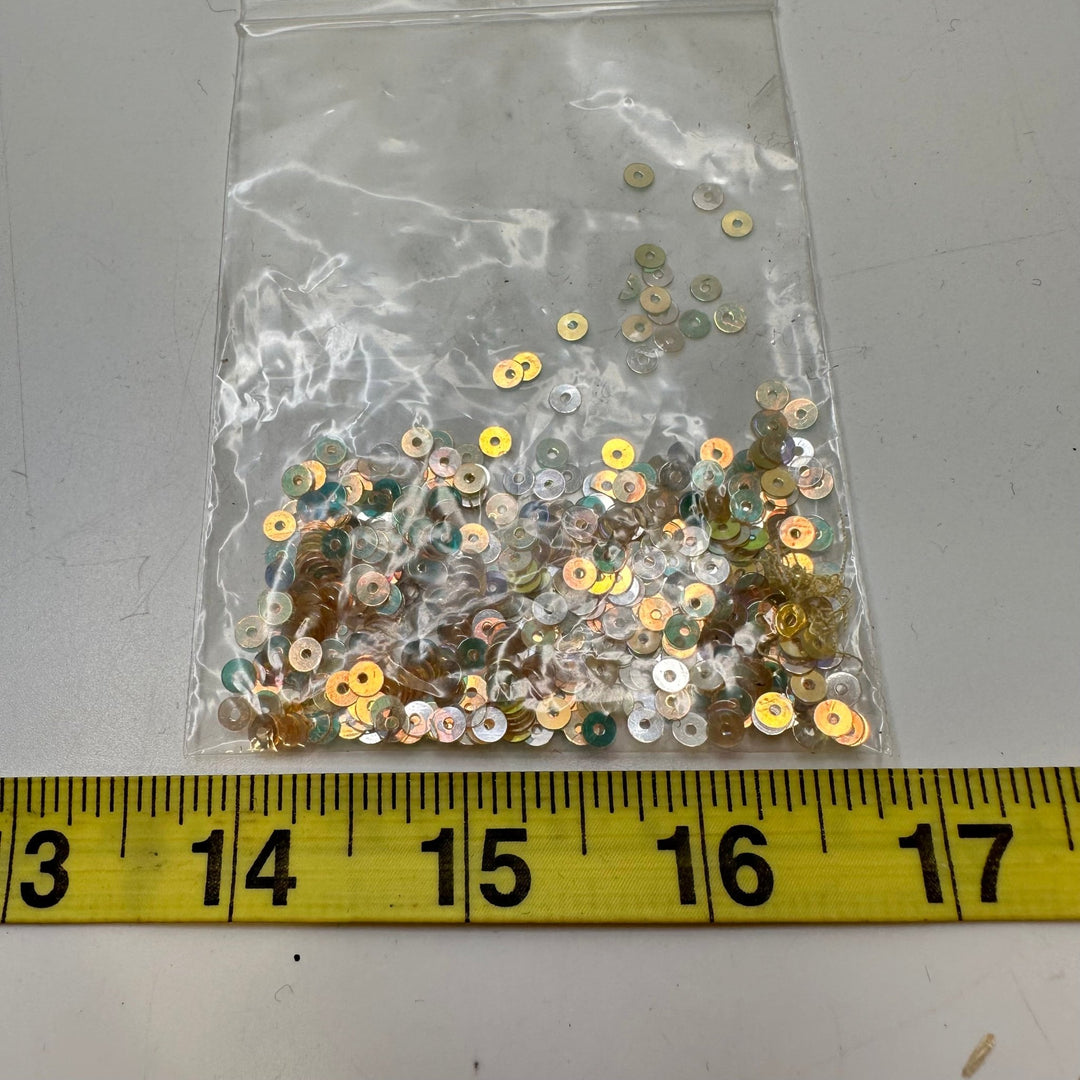 Sequins - Silver Multi - 75 Pack - True Deadstock supplies Fabric by private - Sustainable Textile | FABCYCLE
