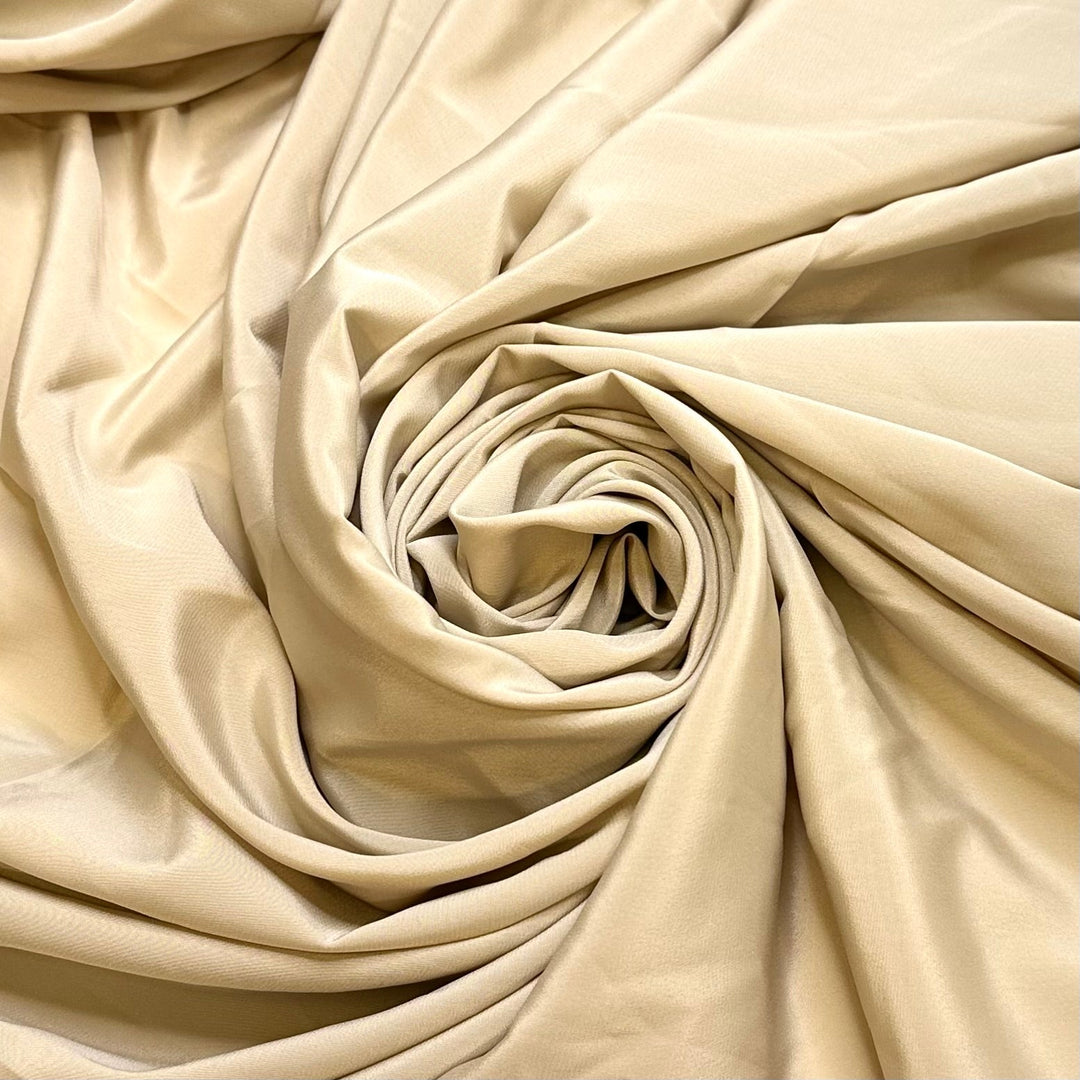 Serendipity - Polyester Blend Woven - Light Beige - 2M Bundle - True Deadstock fabric Fabric by private - Sustainable Textile | FABCYCLE