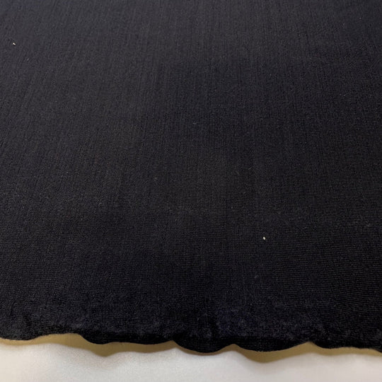 Serious Recovery Time - Polartec Jersey Fleece Polyester Blend Knit - Black - Bundles - True Deadstock fabric Fabric by private - Sustainable Textile | FABCYCLE