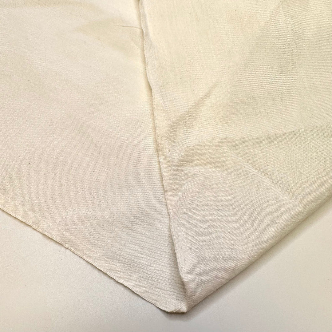 Setting The Picnic Table - Polyester Blend Woven - Light Cream - 1.1M Bundle - True Deadstock fabric Fabric by private - Sustainable Textile | FABCYCLE