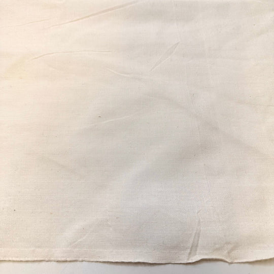 Setting The Picnic Table - Polyester Blend Woven - Light Cream - 1.1M Bundle - True Deadstock fabric Fabric by private - Sustainable Textile | FABCYCLE