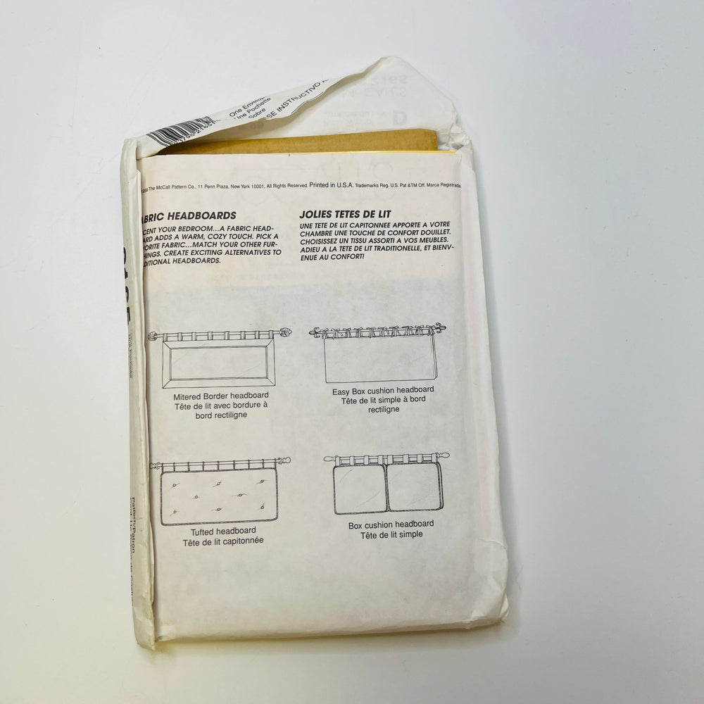 Sewing Pattern - Accessories - McCall's 2165 - True Deadstock supplies Fabric by private - Sustainable Textile | FABCYCLE