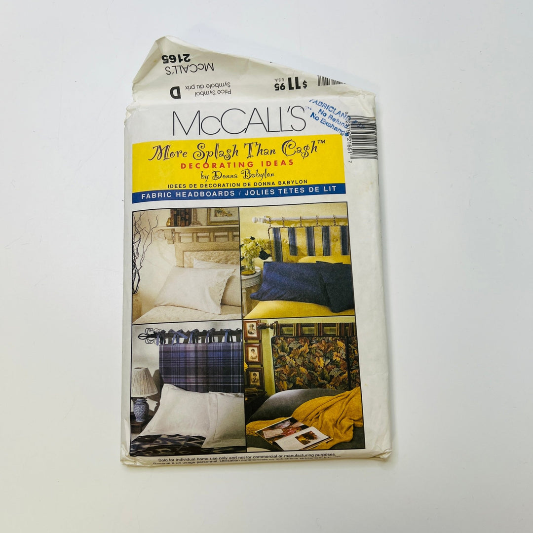 Sewing Pattern - Accessories - McCall&