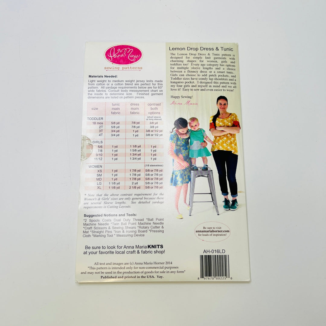 Sewing Pattern - Childrenswear - Anna Maria 0 - True Deadstock supplies Fabric by private - Sustainable Textile | FABCYCLE