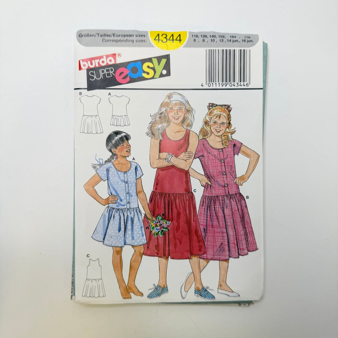 Sewing Pattern - Childrenswear - Burda 4344 - True Deadstock supplies Fabric by private - Sustainable Textile | FABCYCLE
