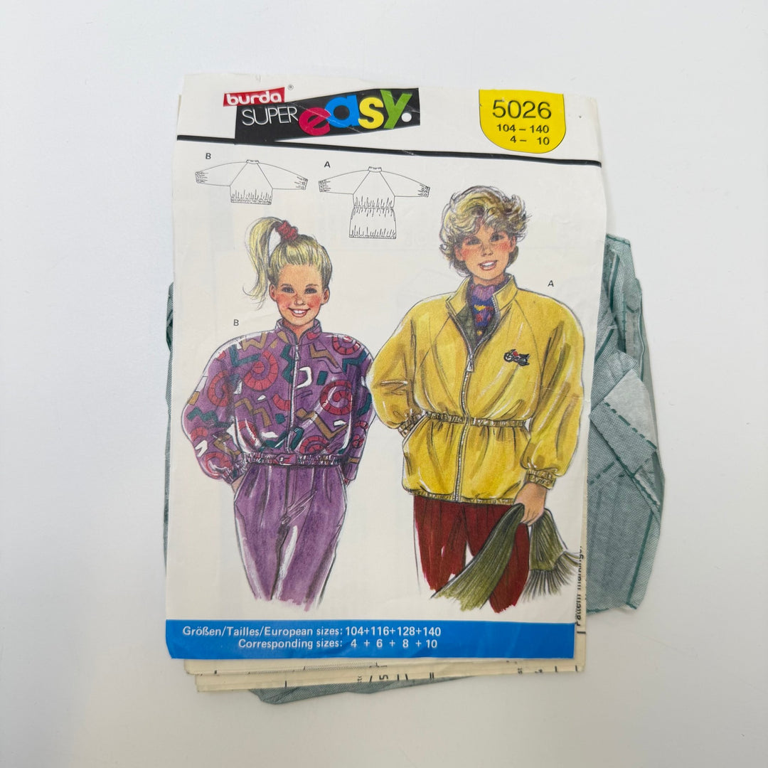 Sewing Pattern - Childrenswear - Burda 5026 - True Deadstock supplies Fabric by private - Sustainable Textile | FABCYCLE