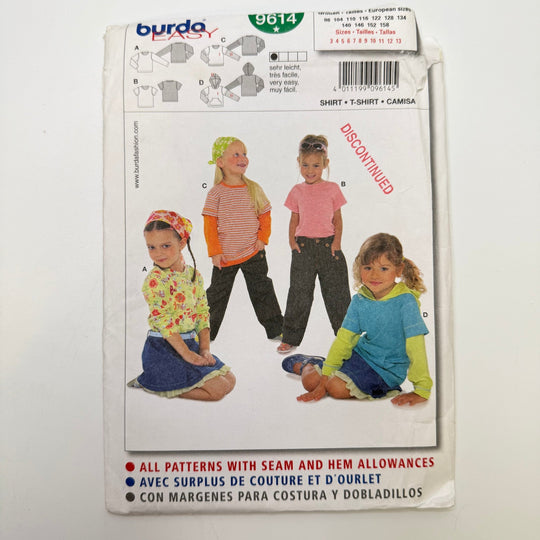 Sewing Pattern - Childrenswear - Burda 9614 - True Deadstock supplies Fabric by private - Sustainable Textile | FABCYCLE