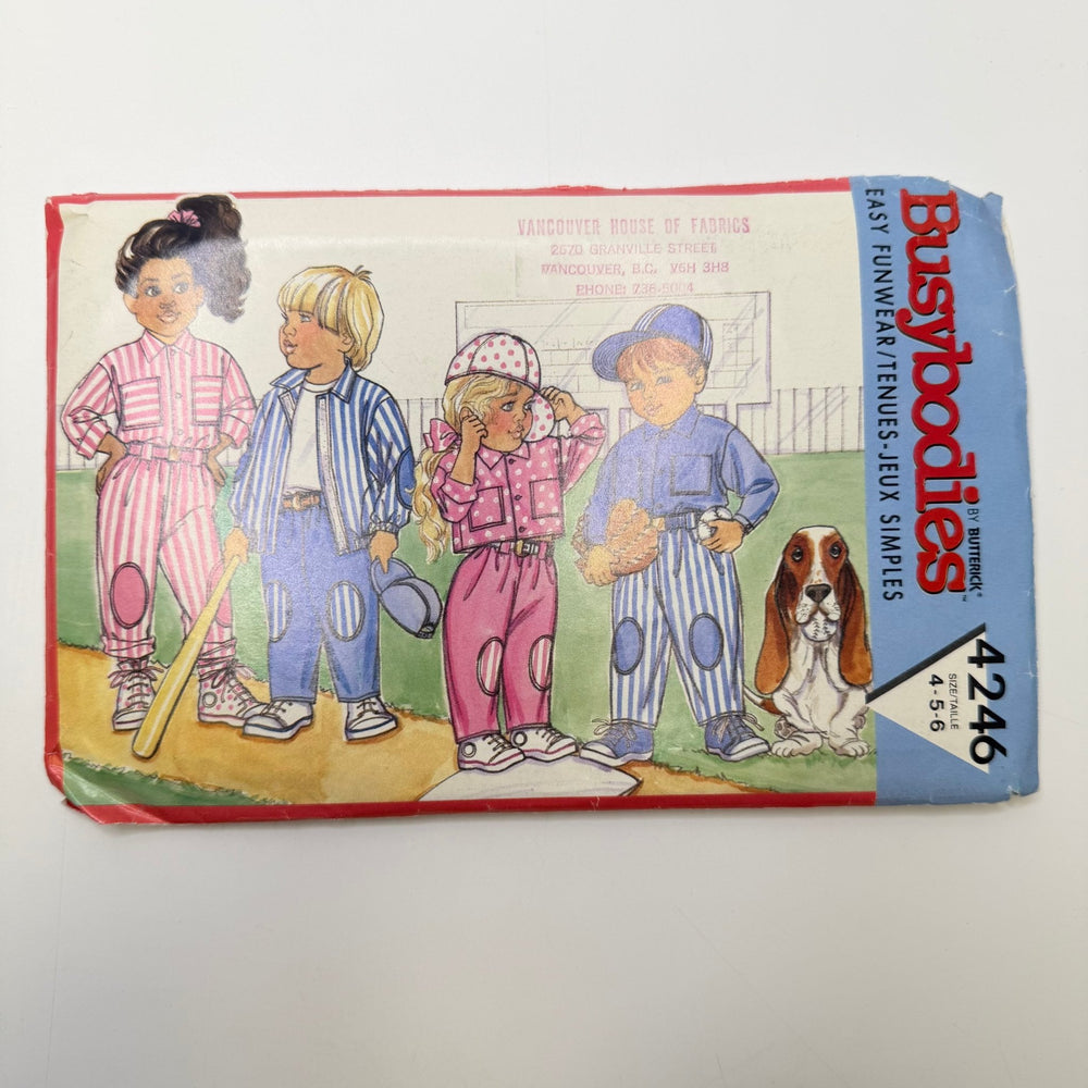 Sewing Pattern - Childrenswear - Butterick 4246 - True Deadstock supplies Fabric by private - Sustainable Textile | FABCYCLE