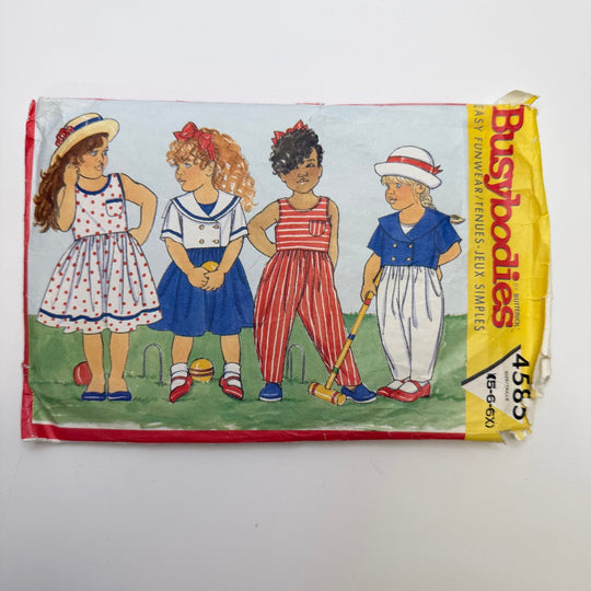 Sewing Pattern - Childrenswear - Butterick 4585 - True Deadstock supplies Fabric by private - Sustainable Textile | FABCYCLE