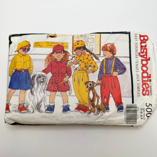 Sewing Pattern - Childrenswear - Butterick 5004 - True Deadstock supplies Fabric by private - Sustainable Textile | FABCYCLE