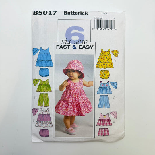 Sewing Pattern - Childrenswear - Butterick 5017 - True Deadstock supplies Fabric by private - Sustainable Textile | FABCYCLE