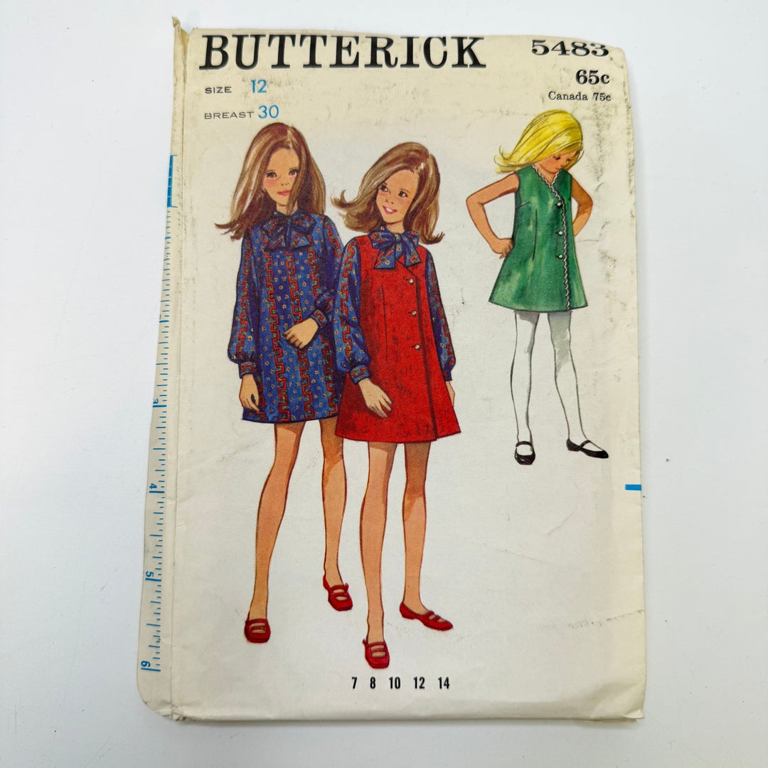 Sewing Pattern - Childrenswear - Butterick 5483 - True Deadstock supplies Fabric by private - Sustainable Textile | FABCYCLE