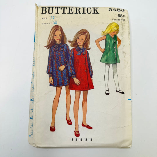 Sewing Pattern - Childrenswear - Butterick 5483 - True Deadstock supplies Fabric by private - Sustainable Textile | FABCYCLE
