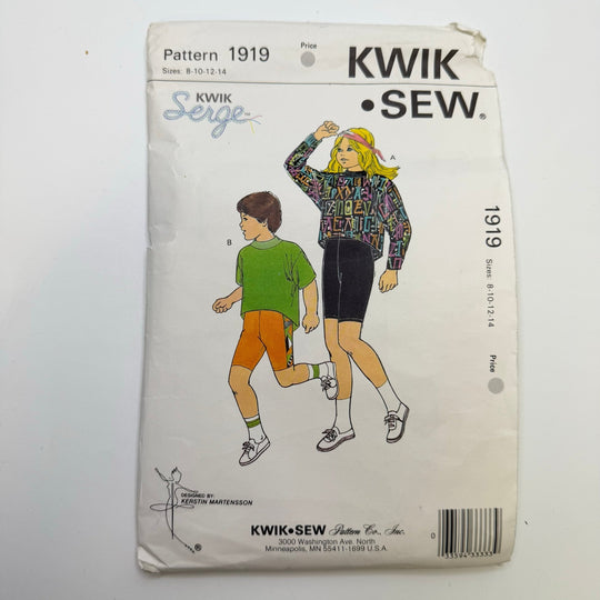 Sewing Pattern - Childrenswear - Kwik Sew 1919 - True Deadstock supplies Fabric by private - Sustainable Textile | FABCYCLE