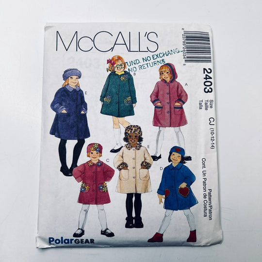 Sewing Pattern - Childrenswear - McCall&