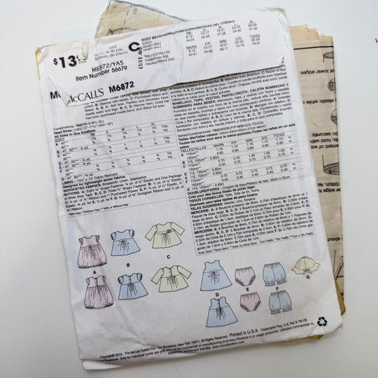 Sewing Pattern - Childrenswear - McCall&
