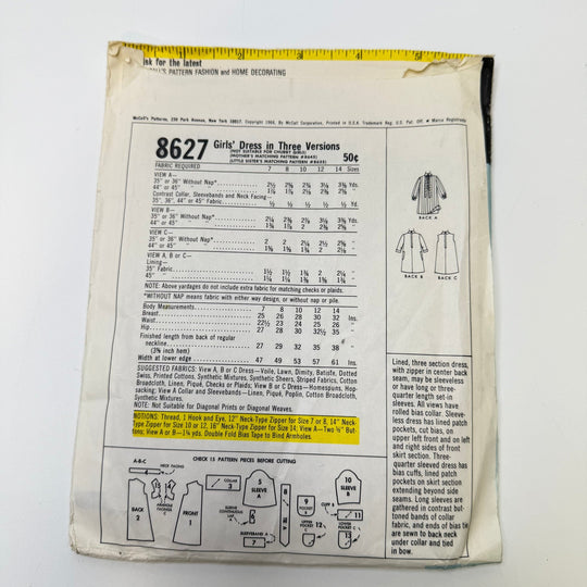 Sewing Pattern - Childrenswear - McCall&