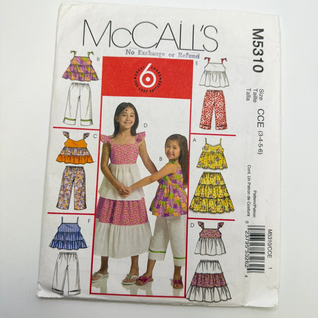 Sewing Pattern - Childrenswear - McCall&