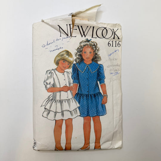 Sewing Pattern - Childrenswear - New Look 6116 - True Deadstock supplies Fabric by private - Sustainable Textile | FABCYCLE