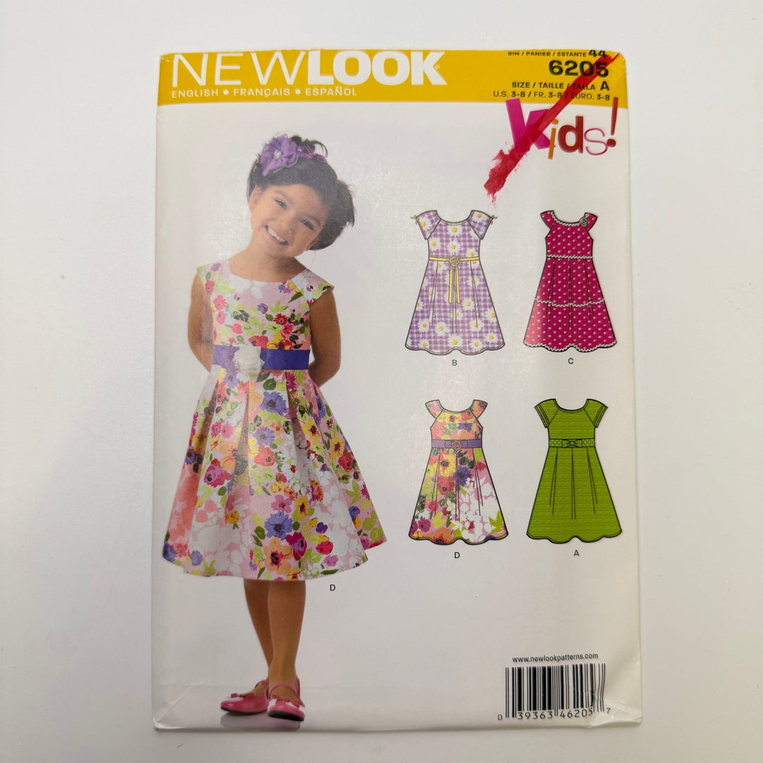 Sewing Pattern - Childrenswear - New Look 6205 - True Deadstock supplies Fabric by private - Sustainable Textile | FABCYCLE