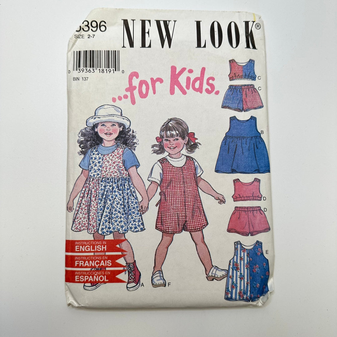 Sewing Pattern - Childrenswear - New Look 6396 - True Deadstock supplies Fabric by private - Sustainable Textile | FABCYCLE
