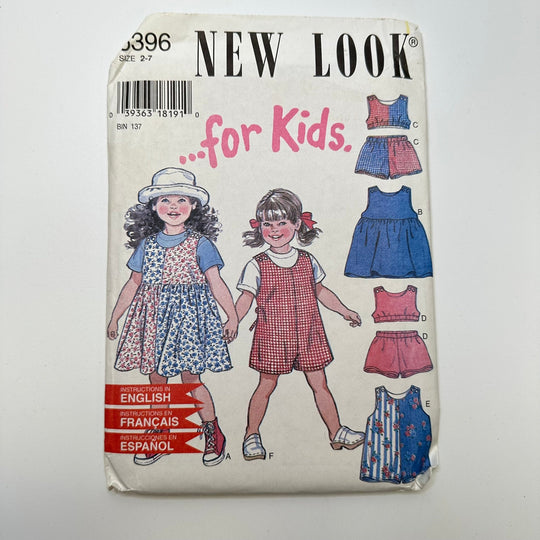 Sewing Pattern - Childrenswear - New Look 6396 - True Deadstock supplies Fabric by private - Sustainable Textile | FABCYCLE