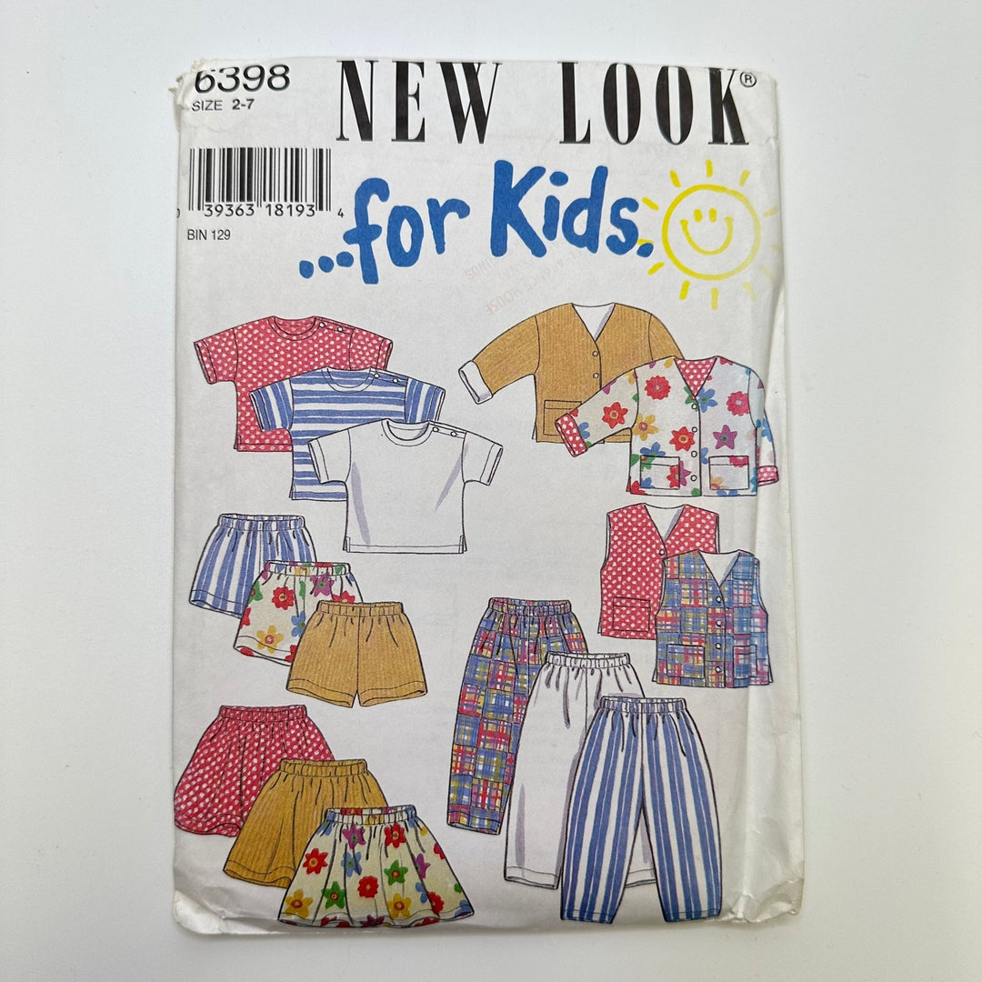 Sewing Pattern - Childrenswear - New Look 6398 - True Deadstock supplies Fabric by private - Sustainable Textile | FABCYCLE