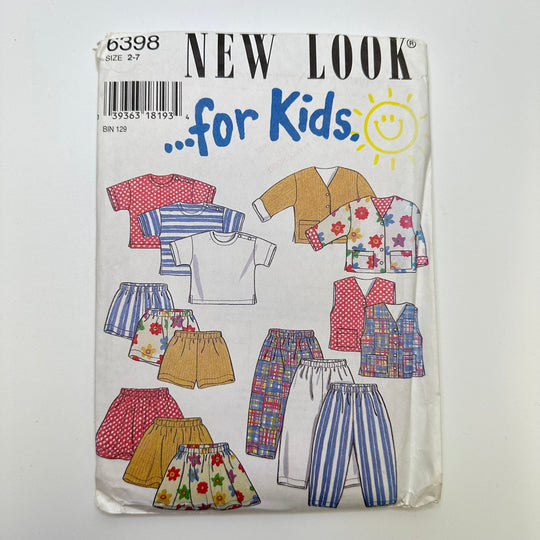 Sewing Pattern - Childrenswear - New Look 6398 - True Deadstock supplies Fabric by private - Sustainable Textile | FABCYCLE