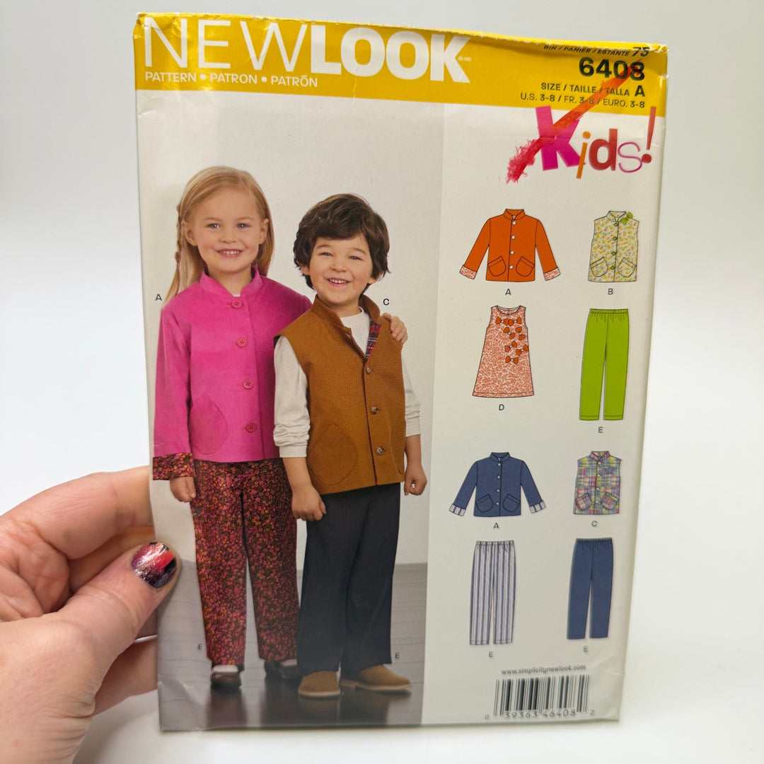 Sewing Pattern - Childrenswear - New Look 6408 - True Deadstock supplies Fabric by private - Sustainable Textile | FABCYCLE