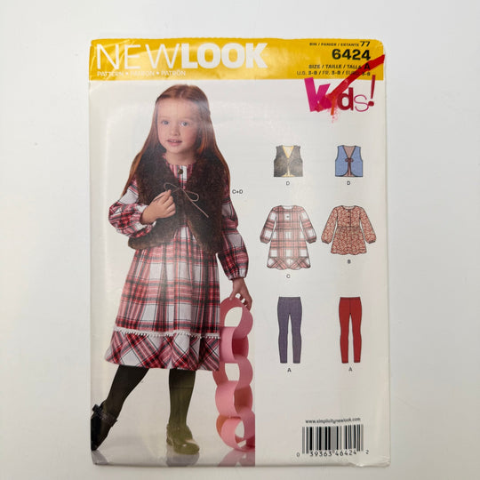Sewing Pattern - Childrenswear - New Look 6424 - True Deadstock supplies Fabric by private - Sustainable Textile | FABCYCLE