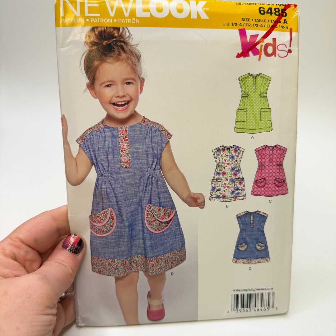 Sewing Pattern - Childrenswear - New Look 6485 - True Deadstock supplies Fabric by private - Sustainable Textile | FABCYCLE