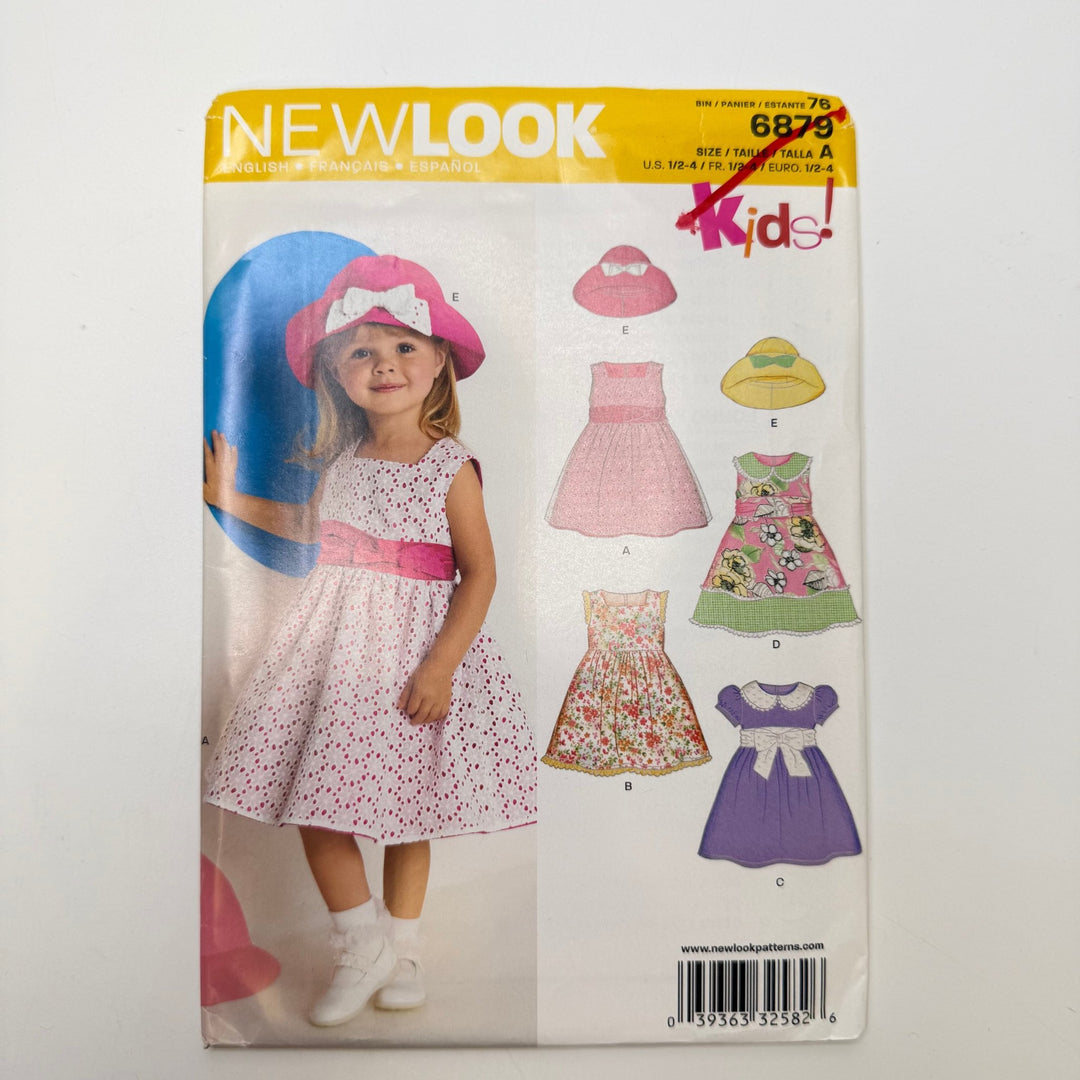 Sewing Pattern - Childrenswear - New Look 6879 - True Deadstock supplies Fabric by private - Sustainable Textile | FABCYCLE