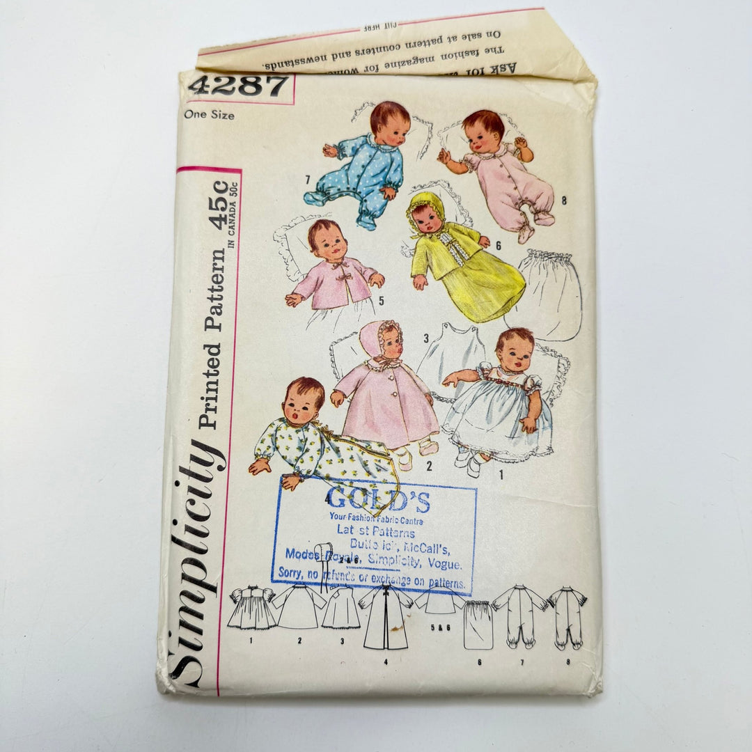 Sewing Pattern - Childrenswear - Simplicity 4287 - True Deadstock supplies Fabric by private - Sustainable Textile | FABCYCLE