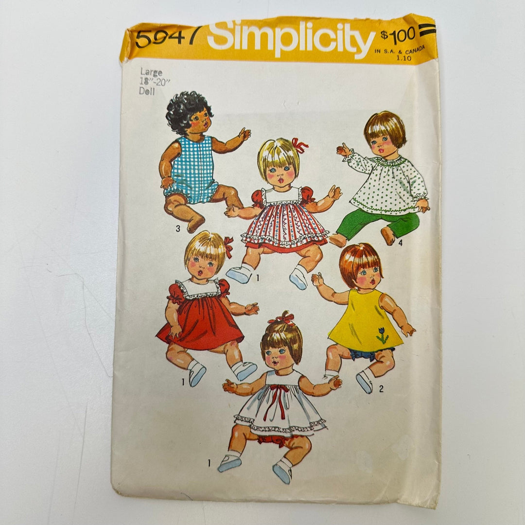 Sewing Pattern - Childrenswear - Simplicity 5947 - True Deadstock supplies Fabric by private - Sustainable Textile | FABCYCLE