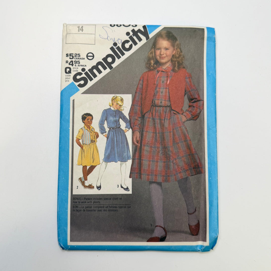 Sewing Pattern - Childrenswear - Simplicity 6603 - True Deadstock supplies Fabric by private - Sustainable Textile | FABCYCLE