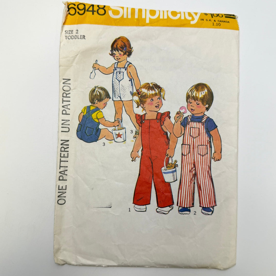 Sewing Pattern - Childrenswear - Simplicity 6948 - True Deadstock supplies Fabric by private - Sustainable Textile | FABCYCLE