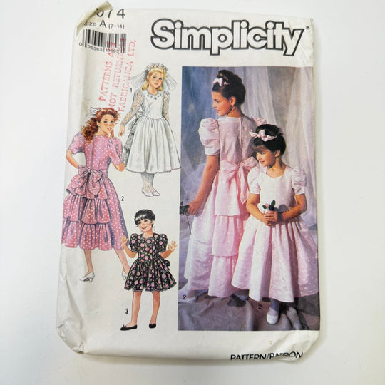 Sewing Pattern - Childrenswear - Simplicity 7074 - True Deadstock supplies Fabric by private - Sustainable Textile | FABCYCLE