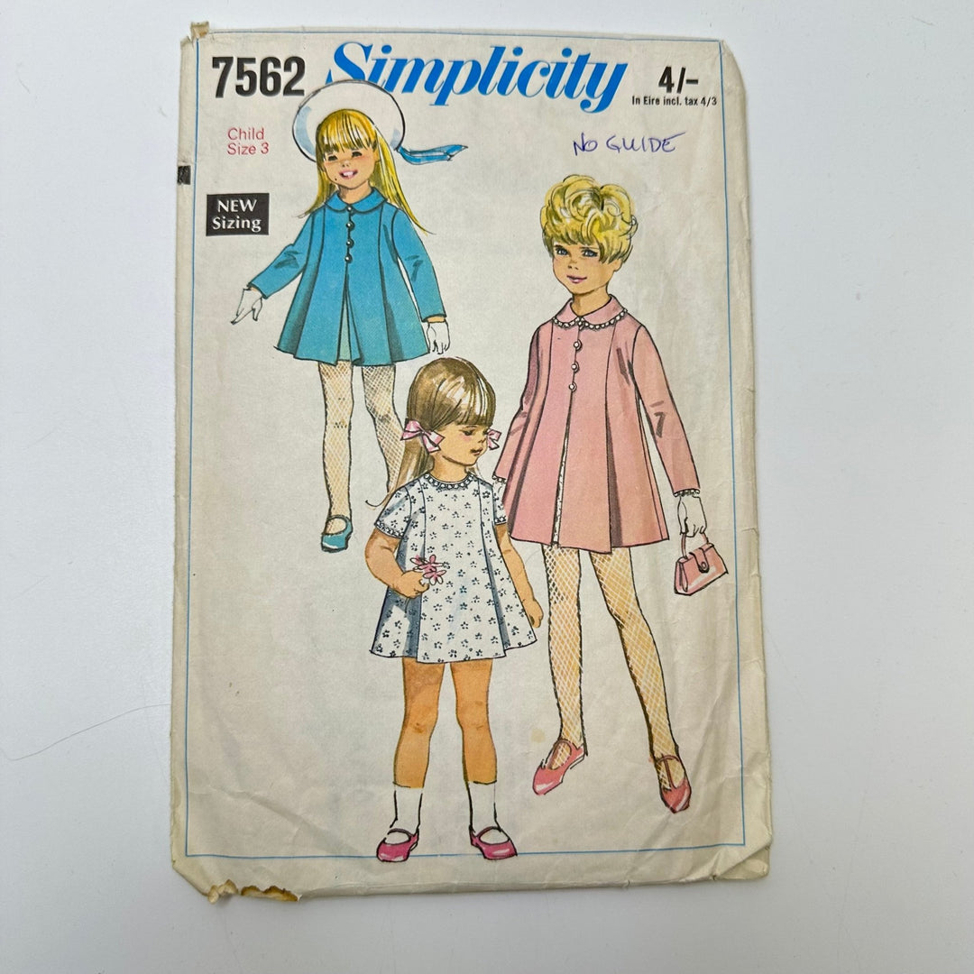 Sewing Pattern - Childrenswear - Simplicity 7562 - True Deadstock supplies Fabric by private - Sustainable Textile | FABCYCLE