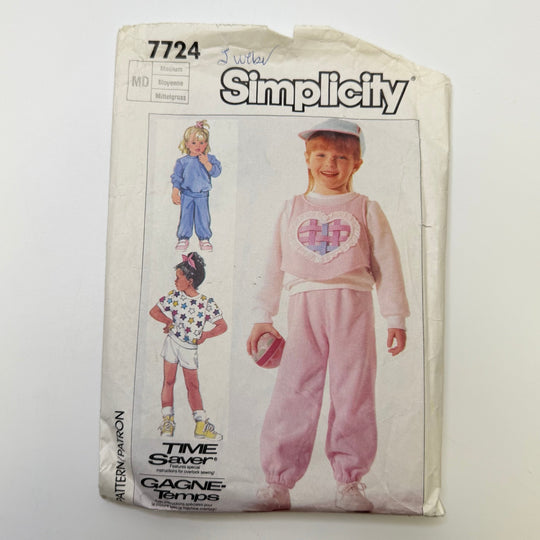 Sewing Pattern - Childrenswear - Simplicity 7724 - True Deadstock supplies Fabric by private - Sustainable Textile | FABCYCLE
