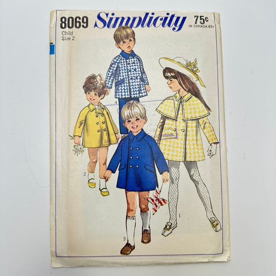 Sewing Pattern - Childrenswear - Simplicity 8069 - True Deadstock supplies Fabric by private - Sustainable Textile | FABCYCLE