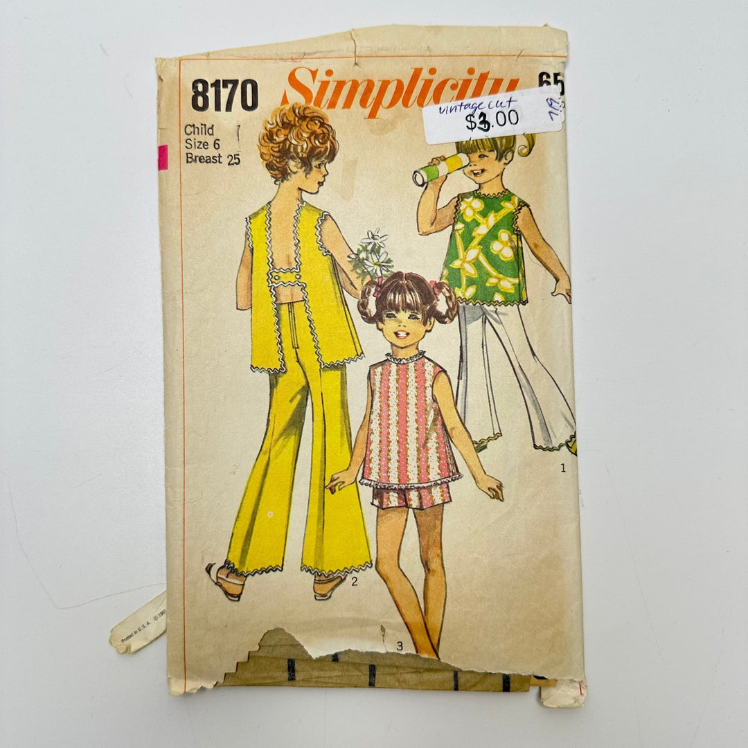 Sewing Pattern - Childrenswear - Simplicity 8170 - True Deadstock supplies Fabric by private - Sustainable Textile | FABCYCLE