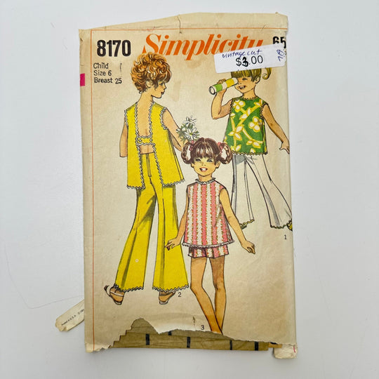 Sewing Pattern - Childrenswear - Simplicity 8170 - True Deadstock supplies Fabric by private - Sustainable Textile | FABCYCLE